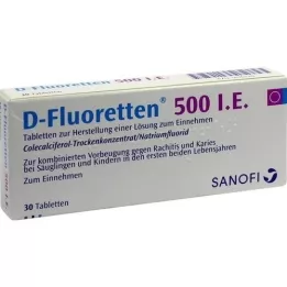D FLUORETTEN 500 tablets, 30 pcs