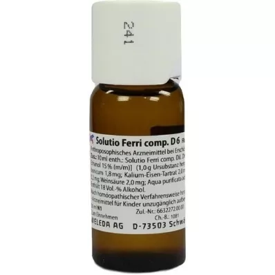 SOLUTIO FERRI Comp.D 6 Dilution, 50 ml