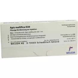 APIS MELLIFICA D 20 ampoules, 8 pcs