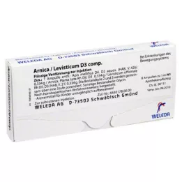ARNICA/LEVISTICUM D 3 comp. ampoules, 8 pcs