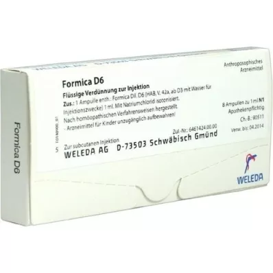 FORMICA D 6 Ampullen, 8X1 ml