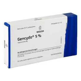 GENCYDO 5% injection solution, 8 pcs