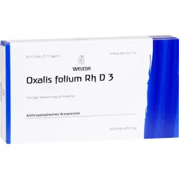 OXALIS FOLIUM RH D 3 ampoules, 8x1 ml