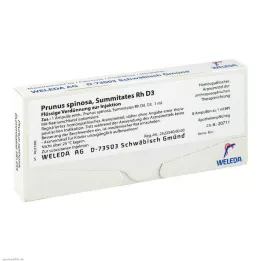 PRUNUS SPINOSA SUMMITATES Rh D 3 ampoules, 8X1 ml