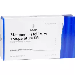 STANNUM METALLICUM Praeparatum D 8 ampoules, 8x1 ml