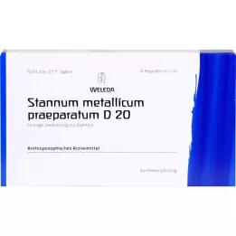 STANNUM METALLICUM praeparatum D 20 ampoules, 8 ml