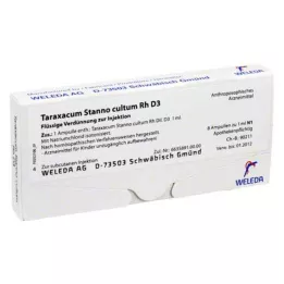 TARAXACUM STANNO cultum RH D 3 ampoules, 8X1 ml