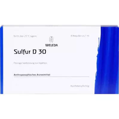 SULFUR D 30 ampoules, 8 ml