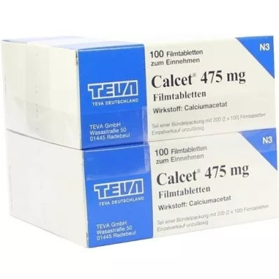 CALCET 475 mg Filmtabletten, 200 St