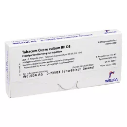 TABACUM CUPRO Cultum RH D 3 ampoules, 8x1 ml