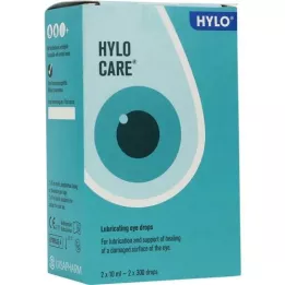 HYLO-CARE eye drops, 2x10 ml