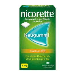 NICORETTE 4 mg Freshfruit chewing gum, 30 hours