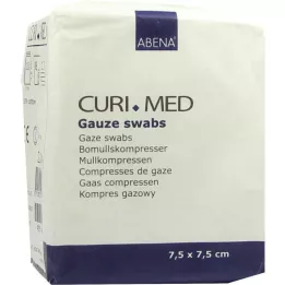 MULLKOMPRESSEN 7.5x7.5 cm non-sterile 8-ply, 100 pcs