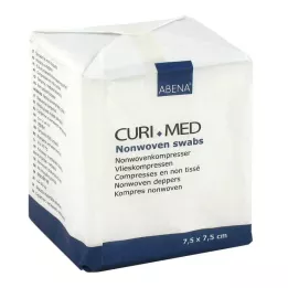 VLIESKOMPRESSEN non-sterile 7.5x7.5 cm 4-ply, 100 pcs