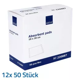 SAUGKOMPRESSEN unsterile 10x20 cm 400 g/m, 12X50 pcs