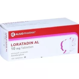 LORATADIN AL 10 mg tablets, 100 pcs