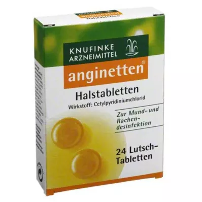 ANGINETTEN Throat lozenges, 24 pcs ANGINETTEN Throat lozenges, 24 pcs