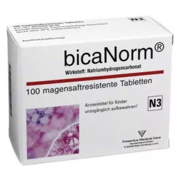 BICANORM gastro-resistant tablets, 100 pcs
