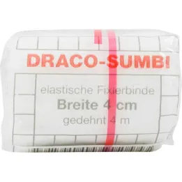 Dracosumbi fixing bandage 4 cm x 4 m white, 1 piece