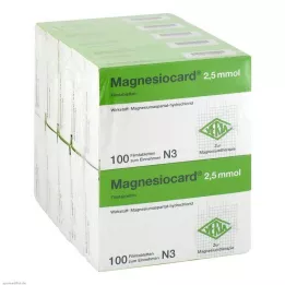 MAGNESIOCARD 2.5 mmol film-coated tablets, 10X100 pcs