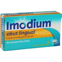 IMODIUM Acute lingual smeltered tablets, 12 pcs