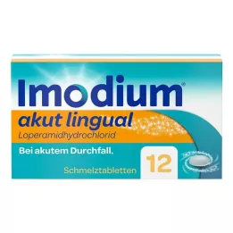 IMODIUM acute lingual orodispersible tablets, 12 pcs