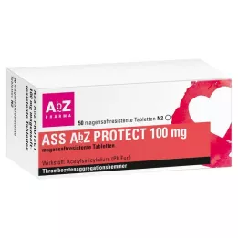 ASS AbZ PROTECT 100 mg gastro-resistant tablet, 50 pcs