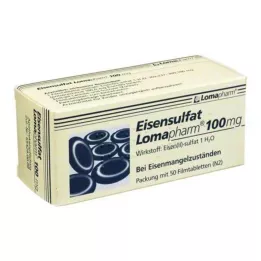 EISENSULFAT Lomapharm 100 mg film-coated tablets, 50 pcs
