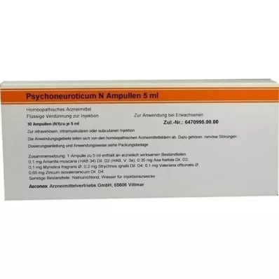 PSYCHONEUROTICUM N Ampullen, 10X5 ml