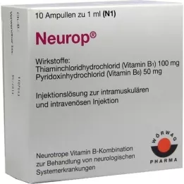 Solución de inyección de neurop, 10x1 ml