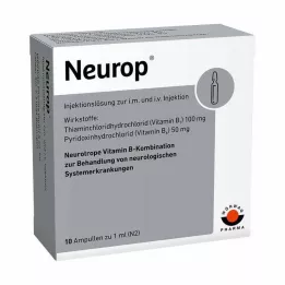 NEUROP Injection solution ampoules, 10X1 ml