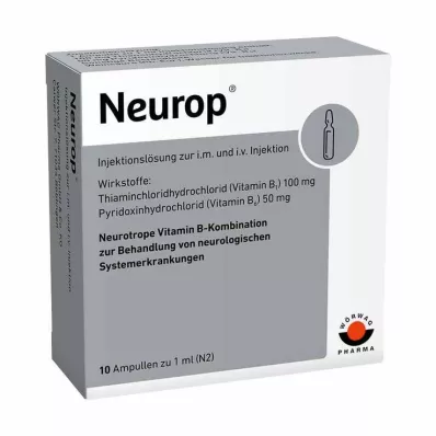NEUROP Injection solution ampoules, 10X1 ml NEUROP Injection solution ampoules, 10X1 ml