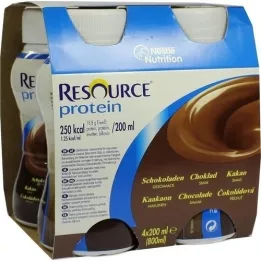RESOURCE Protein Schokolade neue Rezeptur flüss., 4X200 ml