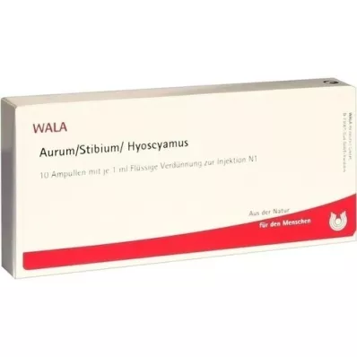 AURUM/STIBIUM/Hyoscyamus Ampullen, 10X1 ml