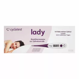 CYCLOTEST lady basal thermometer, 1 pc