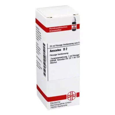 AESCULUS D 2 Dilution, 20 ml AESCULUS D 2 Dilution, 20 ml