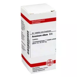 ARSENICUM ALBUM D 6 tablets, 80 pcs