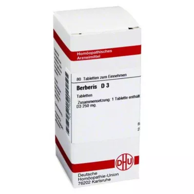 BERBERIS D 3 tablets, 80 pcs
