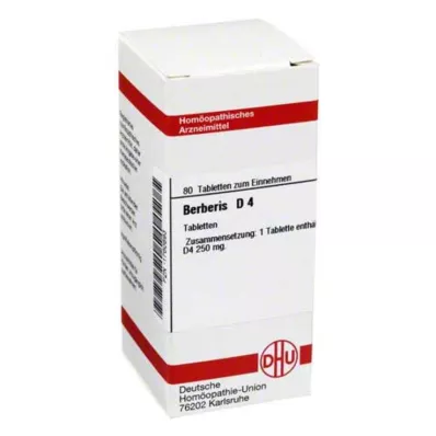 BERBERIS D 4 tablets, 80 pcs BERBERIS D 4 tablets, 80 pcs