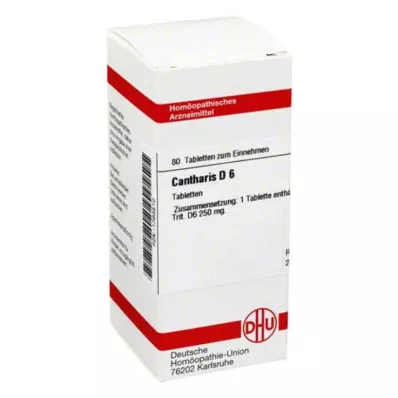 CANTHARIS D 6 tablets, 80 pcs