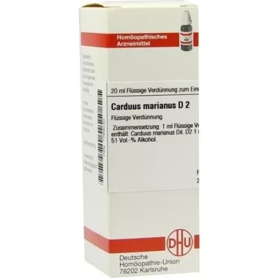 CARDUUS MARIANUS D 2 Dilution, 20 ml