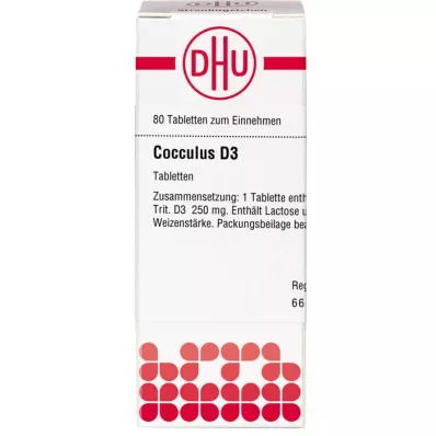 COCCULUS D 3 tablets, 80 pcs COCCULUS D 3 tablets, 80 pcs