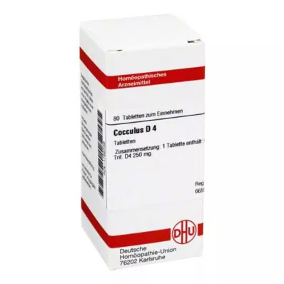 COCCULUS D 4 tablets, 80 pcs COCCULUS D 4 tablets, 80 pcs