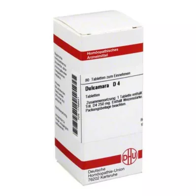 DULCAMARA D 4 tablets, 80 pcs DULCAMARA D 4 tablets, 80 pcs