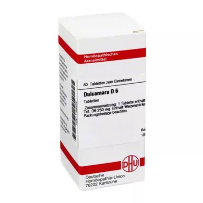 DULCAMARA D 6 tablets, 80 pcs DULCAMARA D 6 tablets, 80 pcs