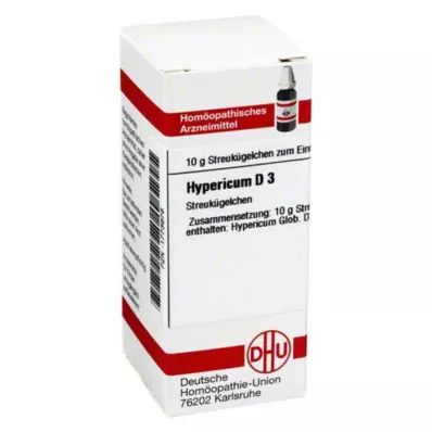 HYPERICUM D 3 Globuli, 10 g HYPERICUM D 3 Globuli, 10 g