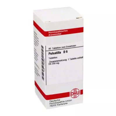 PULSATILLA D 6 tablets, 80 pcs