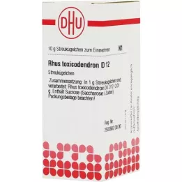 RHUS TOXICODENDRON D 12 Globuli, 10 g