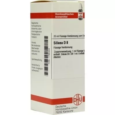 SILICEA D 8 Dilution, 20 ml SILICEA D 8 Dilution, 20 ml