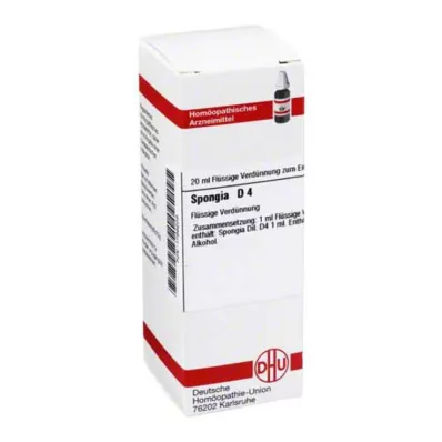 SPONGIA D 4 Dilution, 20 ml SPONGIA D 4 Dilution, 20 ml